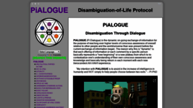 What Pialogue.info website looked like in 2020 (4 years ago)
