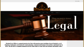 What Prichardlawoffice.com website looked like in 2020 (4 years ago)