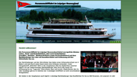 What Personenschifffahrt-leipzig.de website looked like in 2020 (4 years ago)