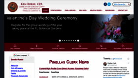 What Pinellasclerk.org website looked like in 2020 (4 years ago)