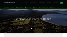 What Potrerobeach.com website looked like in 2020 (4 years ago)