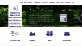 What Pathwayshealing.com website looked like in 2020 (4 years ago)