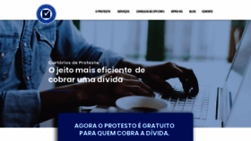 What Protestors.com.br website looked like in 2020 (4 years ago)