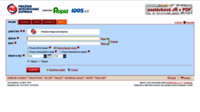 What Pid.idos.cz website looked like in 2020 (4 years ago)