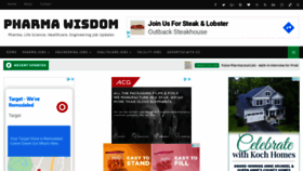 What Pharmawisdom.co.in website looked like in 2020 (4 years ago)