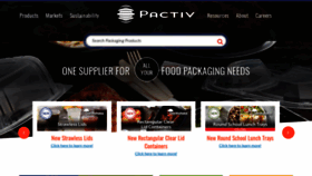 What Pactiv.com website looked like in 2020 (4 years ago)