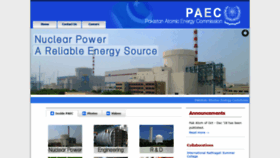 What Paec.gov.pk website looked like in 2020 (4 years ago)