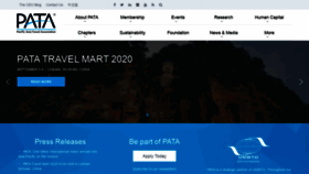 What Pata.org website looked like in 2020 (4 years ago)