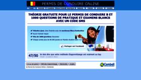 What Permisdeconduire-online.be website looked like in 2020 (4 years ago)