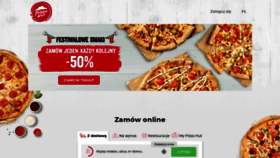 What Pizzahut.pl website looked like in 2020 (4 years ago)