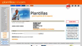 What Plantillasmil.com website looked like in 2020 (4 years ago)