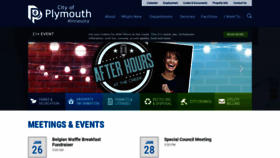 What Plymouthmn.gov website looked like in 2020 (4 years ago)