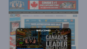 What Popeyescanada.com website looked like in 2020 (4 years ago)