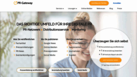 What Pr-gateway.de website looked like in 2020 (6 years ago)