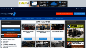 What Pressxchange.com website looked like in 2020 (4 years ago)