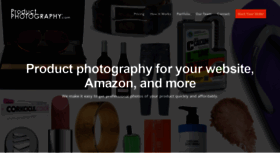 What Productphotography.com website looked like in 2020 (4 years ago)