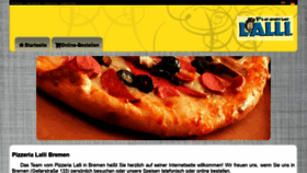 What Pizzeria-lalli.de website looked like in 2020 (4 years ago)