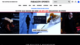 What Paragonsports.com website looked like in 2020 (4 years ago)