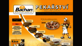 What Pekarnabachan.cz website looked like in 2020 (4 years ago)