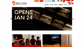 What Pelhamartcenter.org website looked like in 2020 (4 years ago)