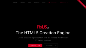 What Pixijs.download website looked like in 2020 (4 years ago)