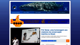What Projetotamar.org.br website looked like in 2020 (4 years ago)