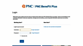 What Pncbenefitplus.com website looked like in 2020 (4 years ago)