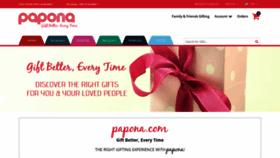 What Papona.com website looked like in 2020 (4 years ago)