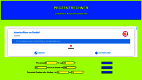 What Prozentrechner-online.de website looked like in 2020 (4 years ago)