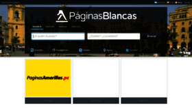 What Paginasblancas.pe website looked like in 2020 (4 years ago)
