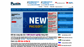 What Pacisoft.com website looked like in 2020 (4 years ago)