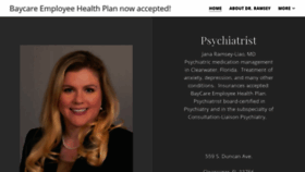 What Pinellaspsychiatriccare.com website looked like in 2020 (4 years ago)