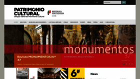 What Patrimoniocultural.gov.pt website looked like in 2020 (4 years ago)