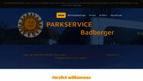 What Parkservice-badberger.de website looked like in 2020 (4 years ago)