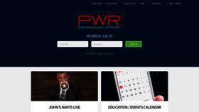 What Pwr.net website looked like in 2020 (4 years ago)