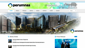 What Perumnas.co.id website looked like in 2020 (4 years ago)