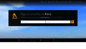What Paginasamarillas.com.pe website looked like in 2020 (4 years ago)
