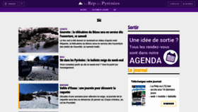 What Pyrenees.com website looked like in 2020 (4 years ago)