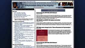 What Pep-web.org website looked like in 2020 (5 years ago)
