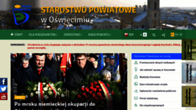 What Powiat.oswiecim.pl website looked like in 2020 (4 years ago)