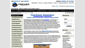What Premierwholesaler.com website looked like in 2020 (4 years ago)