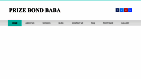 What Prizebondbaba.com website looked like in 2020 (4 years ago)