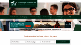 What Psychologie-studieren.de website looked like in 2020 (4 years ago)