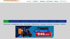 What Potretbikers.com website looked like in 2020 (4 years ago)