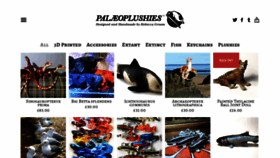 What Palaeoplushies.com website looked like in 2020 (4 years ago)