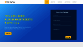 What Pinkcitytour.in website looked like in 2020 (5 years ago)