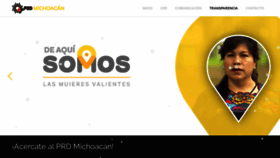 What Prdmichoacan.org website looked like in 2020 (4 years ago)