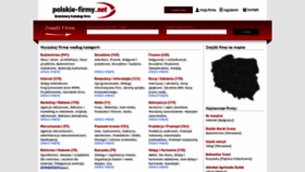 What Polskie-firmy.net website looked like in 2020 (4 years ago)