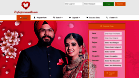 What Perfectjeevansathi.com website looked like in 2020 (4 years ago)