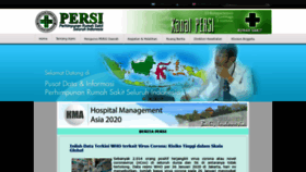 What Pdpersi.co.id website looked like in 2020 (4 years ago)